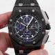 Perfect Replica Audemars Piguet Royal Oak Offshore Stainless Steel Case Black Face Luminous 44mm Watch  (7)_th.jpg